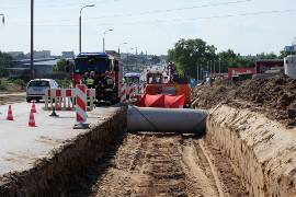 Produkcyjna. Tragiczny wypadek na budowie. Koparka przejechała mężczyznę