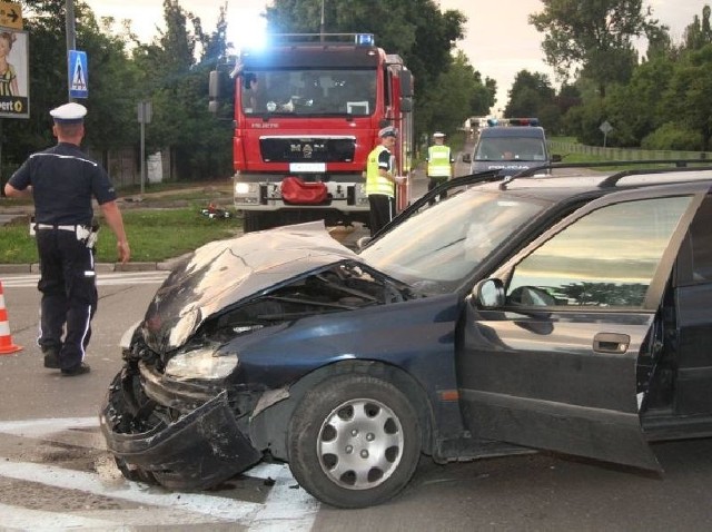 Po wtorkowym wypadku na skrzyżowaniu Tarnowskiej i Wapiennikowej w Kielcach.