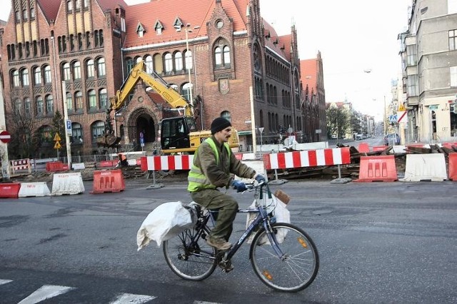 Ul. Jagiellońska będzie zamknięta przez około 3 trzy tygodnie.