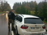 Wiżajny: Litwin uciekał kradzionym BMW