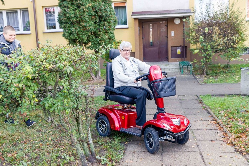 Jerzy Łapicz, były kapitan Jagi, ma już elektryczny wózek...