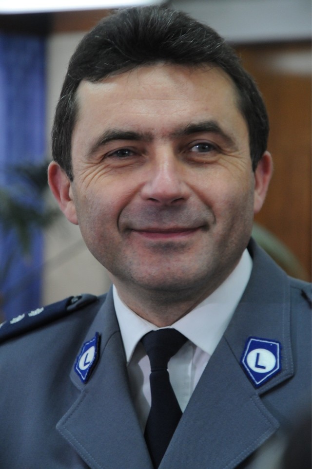 Były rzecznik prasowy policja ml. insp. Dariusz Nowak