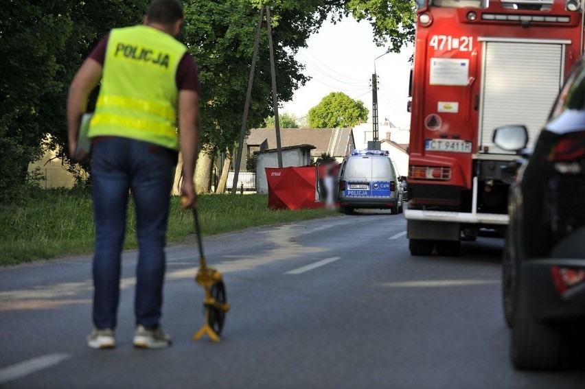 Nie żyje motocyklista. Tragiczny wypadek w gminie Dobrzyń nad Wisłą 