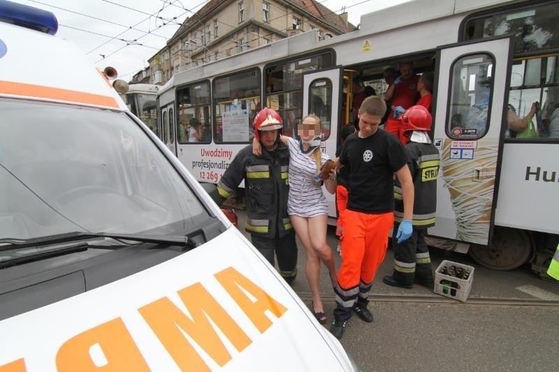 Wypadek tramwajów we Wrocławiu. 22 osoby ranne. Cztery wciąż są w szpitalu (ZDJĘCIA)