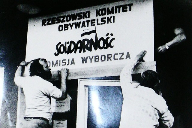 Komitet Obywatelski &#8211; komisja wyborcza przy u. Hetmańskiej, 1989 r.