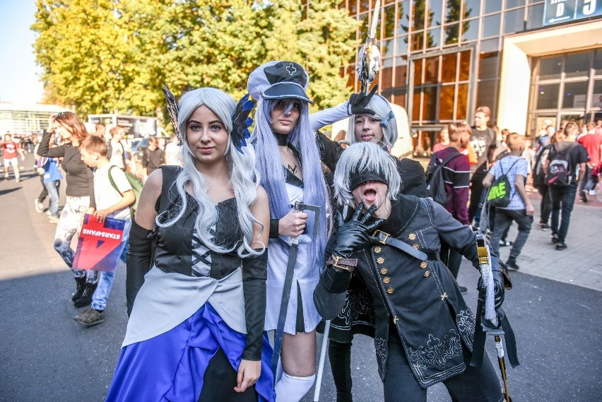 Cosplayerzy na Poznań Game Arena 2018....