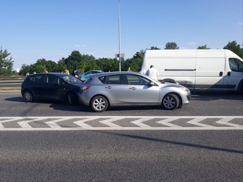 Wypadek na al. Krzywoustego we Wrocławiu 2.06.2021