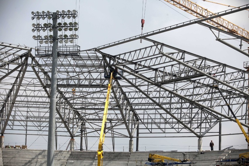 Stadion Górnika Zabrze: Praca na budowie wre! [ZDJĘCIA i WIDEO]