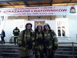 Drugie miejsce strażaków z Myślenic w Turnieju Barbórkowym. Nieźle wypadły też debiutujące w nim strażaczki!