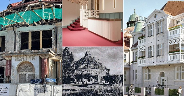 Zobacz najnowszą galerię ze stanu prac budowlanych, wizualizacje oraz archiwalne zdjęcia "Bałtyku" w Międzyzdrojach