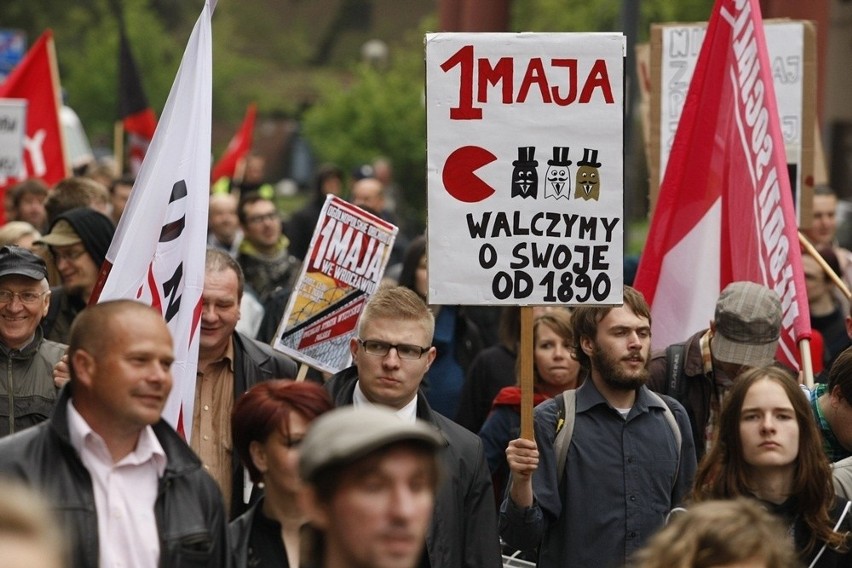 Wrocław: Marsz przeciwko wyzyskowi pracowników (ZDJĘCIA)