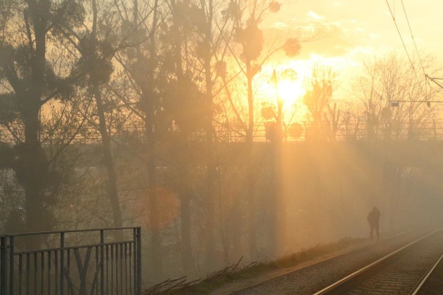 Wrocław - poranny smog.