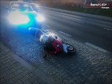 Pszczyna. Policja zatrzymała motocyklistę po pościgu. Mężczyzna popełnił ponad 20 wykroczeń