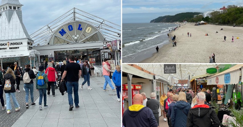 Weekend w Międzyzdrojach: Spokojnie nad morzem, na promenadzie tłumy [ZDJĘCIA]