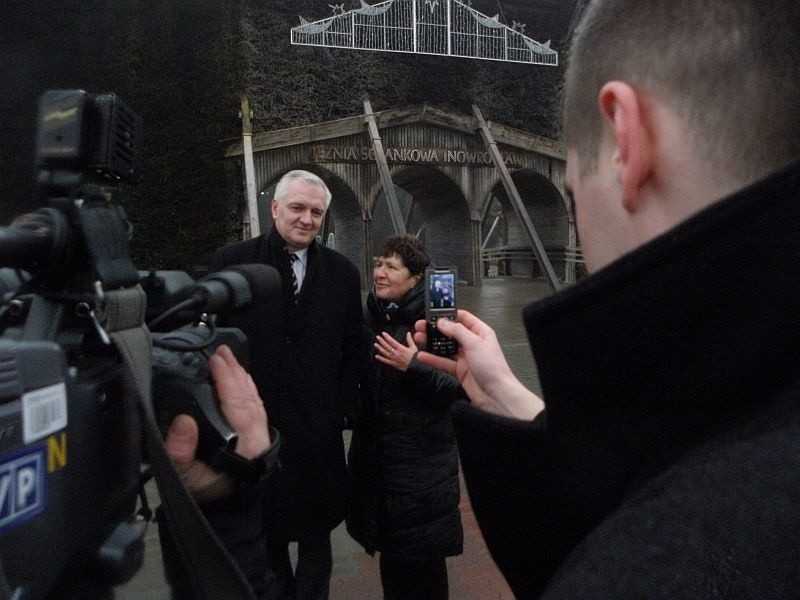 Minister sprawiedliwości Jarosław Gowin w Inowrocławiu [zdjęcia]