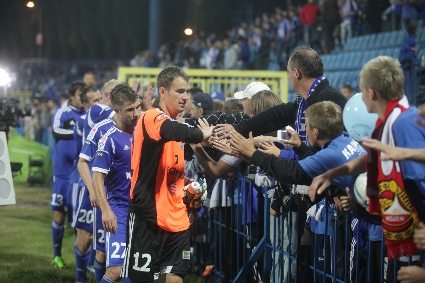 Ruch Chorzów - Legia Warszawa 2:1. Tak cieszą się Niebiescy