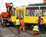 Uszkodzony tramwaj linii nr 5 w Szczecinie. Składy już na swoich trasach