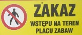 Zakaz wstępu na place zabaw, boiska i inne obiekty w gminie Trzebielino 