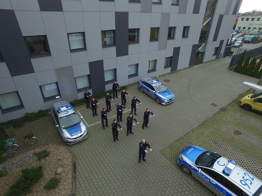 Challenge tucholskich policjantów dla małej Zosi chorej na SMA [zdjęcia]