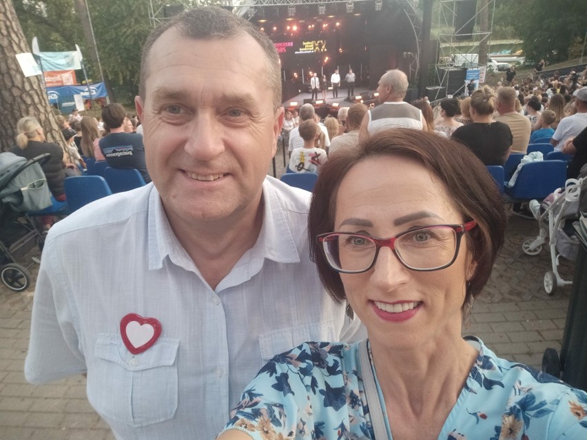 Tomasz Trela z żoną Ewą podczas ubiegłorocznego Festiwalu...