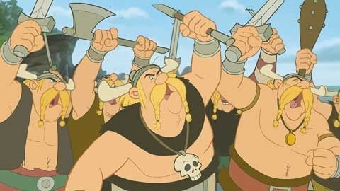 Tym razem w wiosce Asterixa i Obelixa pojawiają się zuchwali i nieustraszeni wikingowie