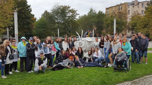 Wspólne warsztaty młodzieży z Ukrainy, Białorusi i Polski w Kluczborku.