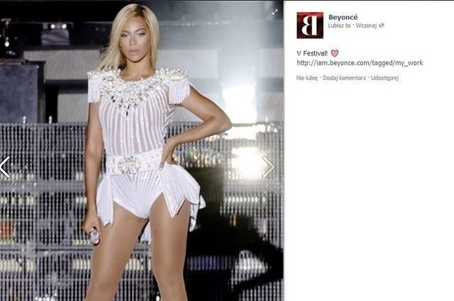 Beyonce zaprezentowała nową fryzurę. (fot. screen z Facebook.com)