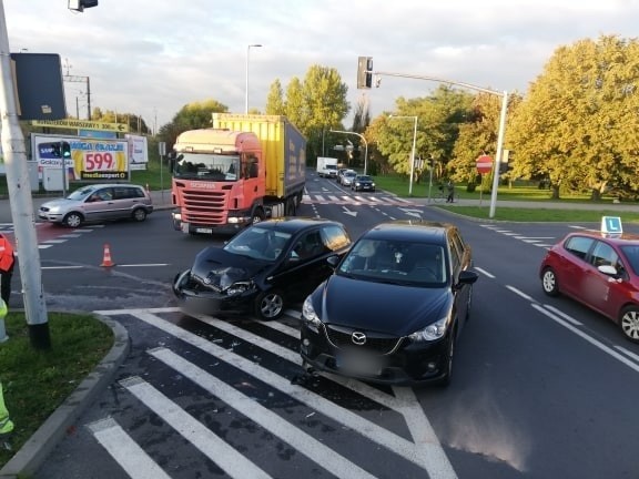 Do co najmniej trzech, na szczęście niegroźnych kolizji...