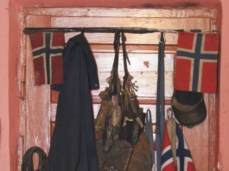 Norweskie motywy w domu pod Kańczugą.