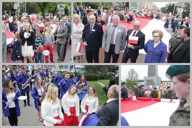 W środę, 2 maja, w samo południe z pl. Wolności wyruszyli uczestnicy Dnia Flagi we Włocławku. Ponieśli stumetrową biało-czerwoną flagę ul. 3 Maja do Starego Rynku. Wszystkim uczestnikom przemarszu, jak co roku prezydent Marek Wojtkowski wręczał chorągiewki i balony w barwach narodowych.Dzień Flagi 2018 we Włocławku