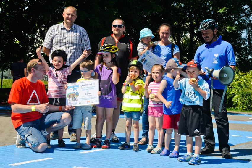 Rowerowy maj w Skawinie. Rywalizacja przedszkolaków i uczniów szkół podstawowych