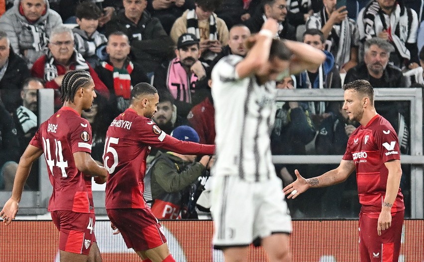 Juventus cudem uratował remis z Sevillą. Wojciech Szczęsny i Arkadiusz Milik nie mogą być zadowoleni z wyniku półfinału Ligi Europy