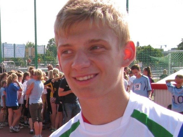 Szymon Sadowski ma 13 lat i tytuł mistrza Polski.