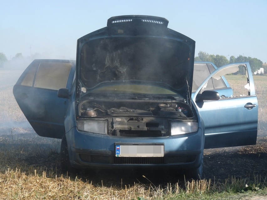 Podczas dożynek w Chełmie spłonął samochód [FOTO]