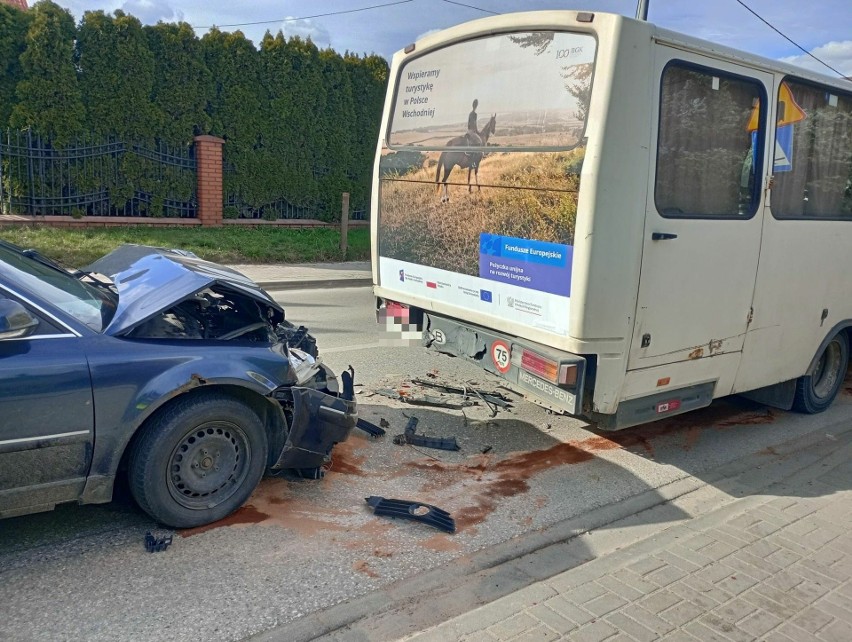 Wypadek na ulicy Benedyktyńskiej w Starachowicach.