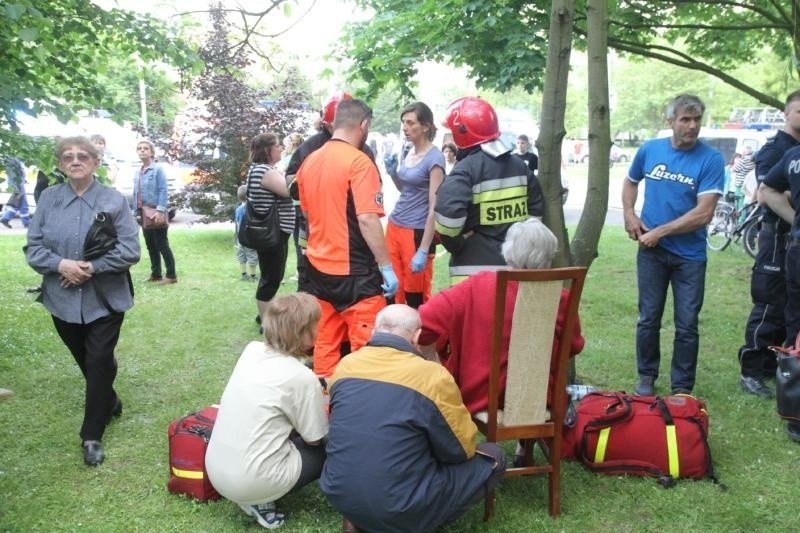 Pożar przy Bacciarellego, Wrocław, 25.05.2015