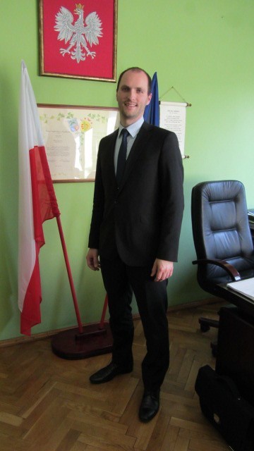 Konrad Malicki - od dwóch lat burmistrz Czempinia....