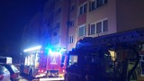 Pożar w bloku w Makowie Mazowieckim, 2.12.2023. Jedna osoba została ranna