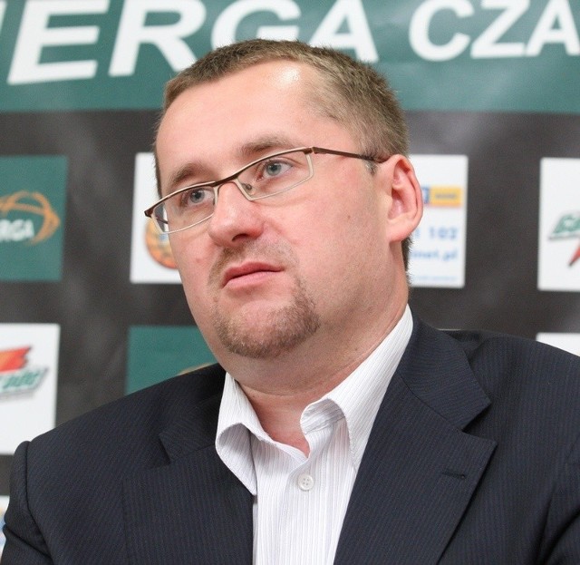 Adam Romański jeszcze jako dyrektor sportowy Energi Czarnych.