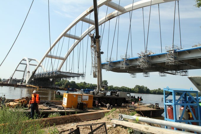 Z wizytą na budowie mostu [zdjęcia, wideo]