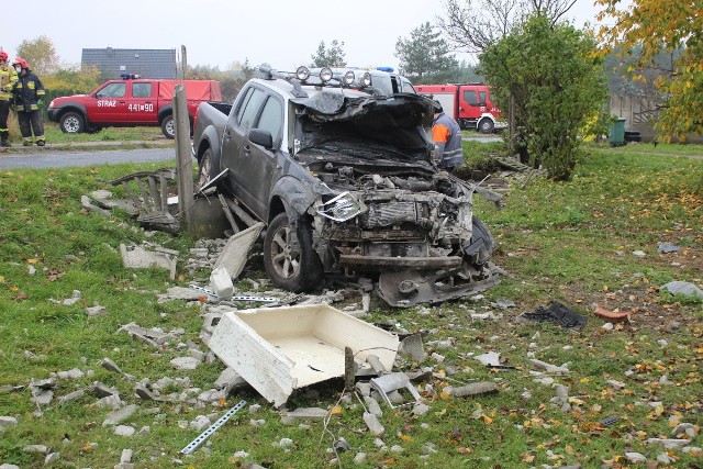 Do zdarzenia doszło przy ul. Świerkocińskiej w Nowej Wsi pod Grudziądzem. Nissan zatrzymał się na przyłączu gazowym. Kierowca był trzeźwy