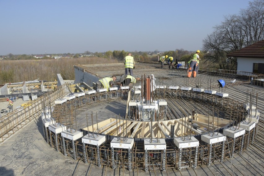 W Niepołomicach rośnie nowe obserwatorium [ZDJĘCIA]