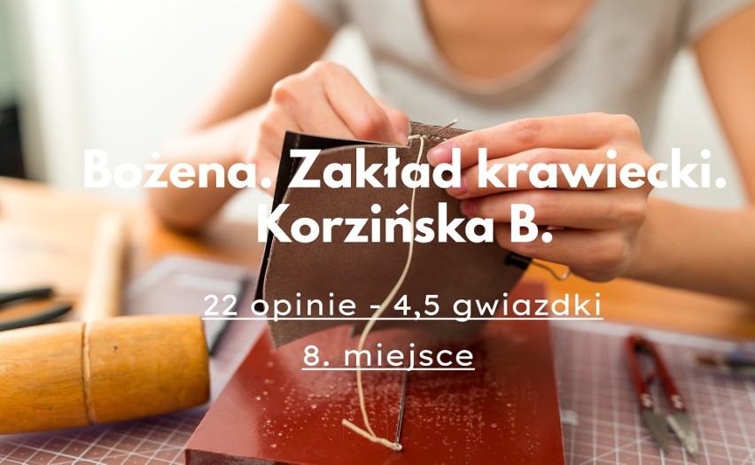 Top 10 zakładów krawieckich w Gdańsku według opinii Google
