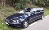 Wypadek w Morusach: Volvo uderzyło w łosia. Trzy osoby ranne, w tym dziecko