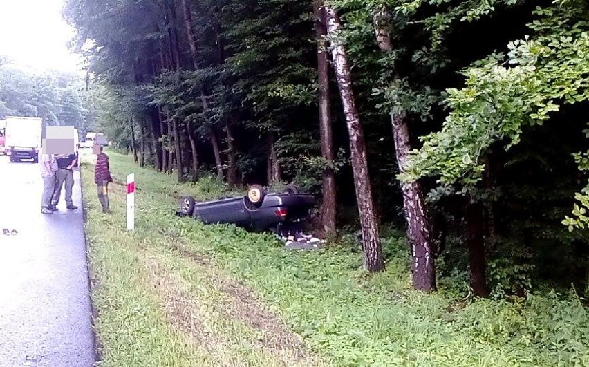 Na drodze w okolicach zjazdu na Białogard, zderzyły się dwa...