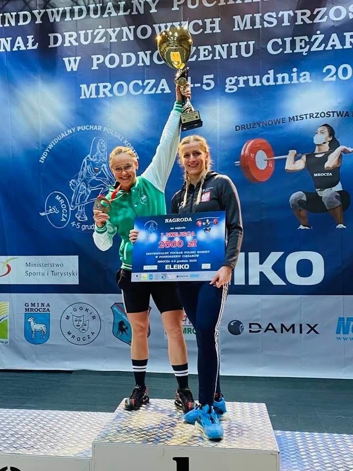 Bialska sztangistka Weronika Zielińska-Stubińska zdobyła Puchar Polski oraz ustanowiła dwa rekordy kraju 