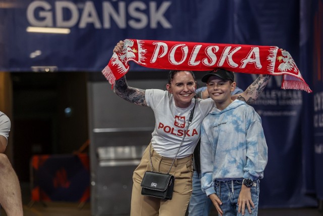 Fani siatkówki na meczu Ligi Narodów Polska - Chiny (7.07.2022)