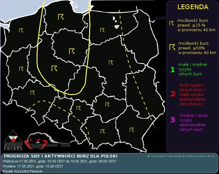 Burze mogą zagościć dziś w wielu województwach - ostrzegają...