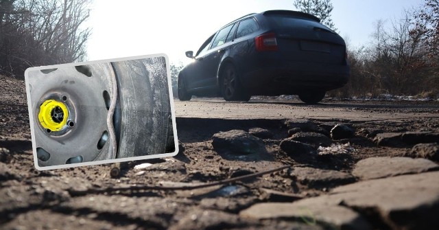 Ulica Denna jest w dramatycznym stanie. Więcej na kolejnych zdjęciach