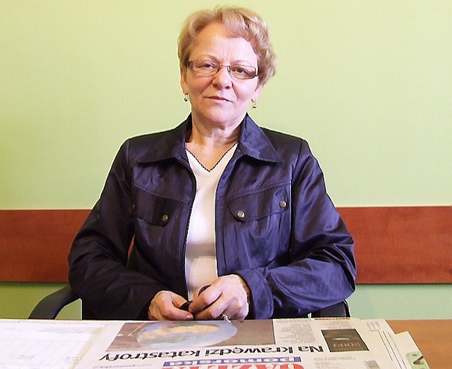 Anna Małkiewicz, jedna z nielicznej grupy - pań na najwyższych stanowiskach w gminach
